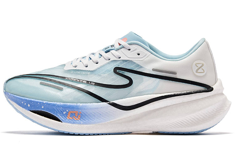 Erke Zhijing 1.0 Full Length Carbon Plate Cushioning Slip Resistant Abrasion Resistant Low top Running Shoes Women's