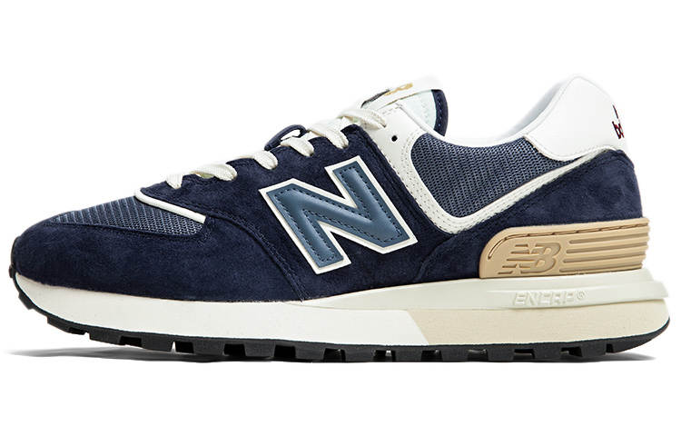 New Balance New Balance NB 574 Fabric Breathable Low top Running Shoes Unisex Blue White
