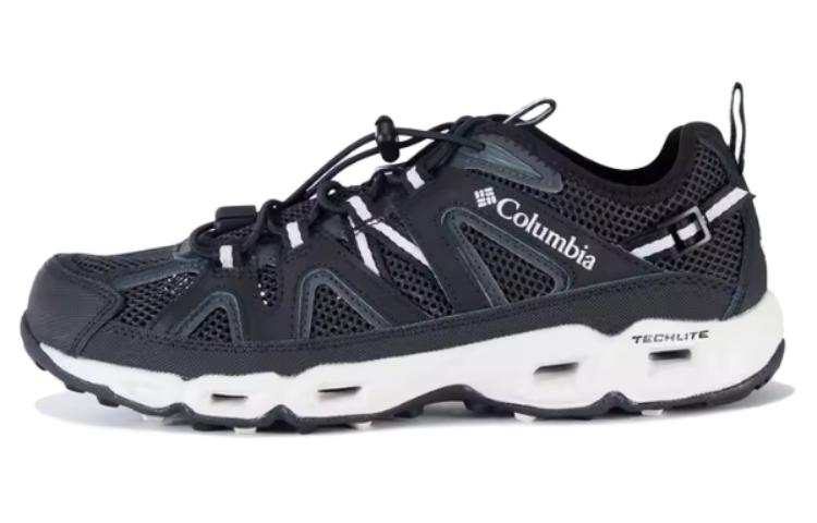 Columbia Hiking Textile, Synthetic Leather Cushioning Lightweight Low top Outdoor Shoes Men's Black