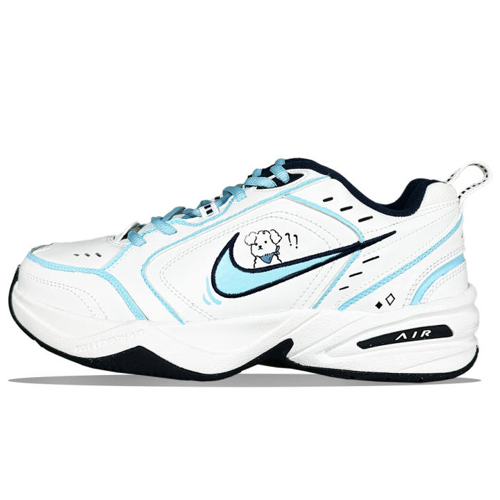 Nike Nike Air Monarch 4 Slip Resistant Low top Chunky Sneakers Unisex Blue White