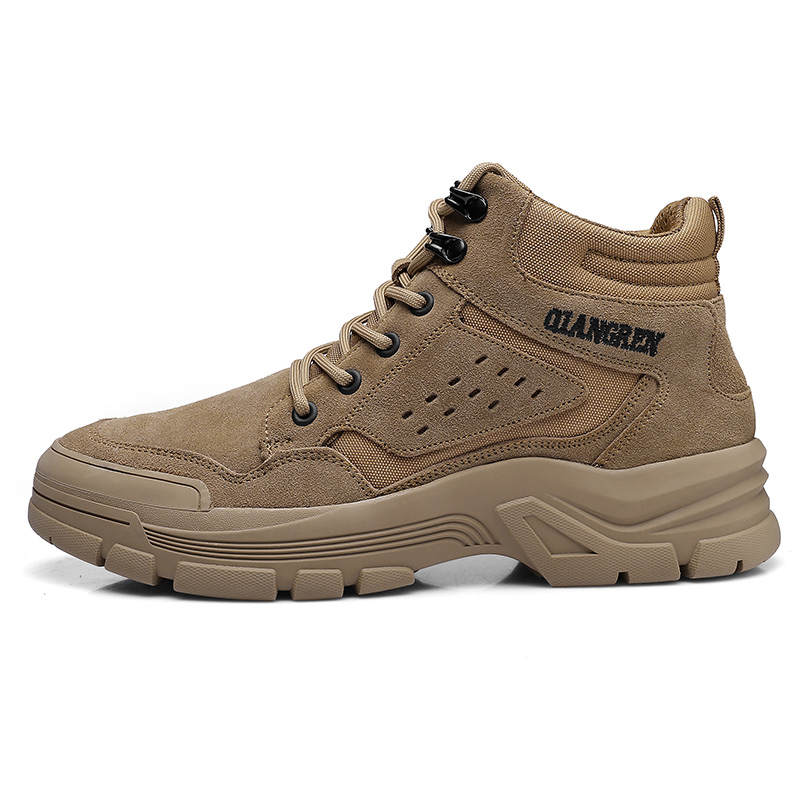 QIANGREN 3515 Work Boots Men's Brown