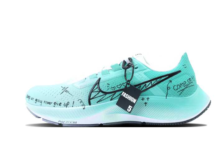 Nike Nike Pegasus 38 Cushioning Slip Resistant Abrasion Resistant Low top Marathon Running Shoes Men's Green
