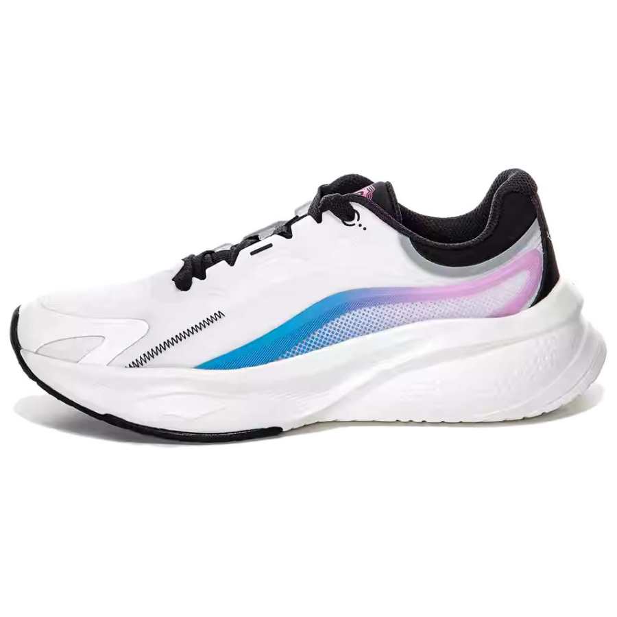 Erke Slip Resistant Abrasion Resistant Low top Casual Running Shoes Women's White Blue