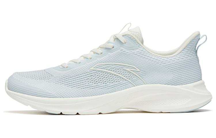 Anta Running Collection Fabric Slip Resistant, Abrasion Resistant, Breathable Low top Running Shoes Men's White Blue