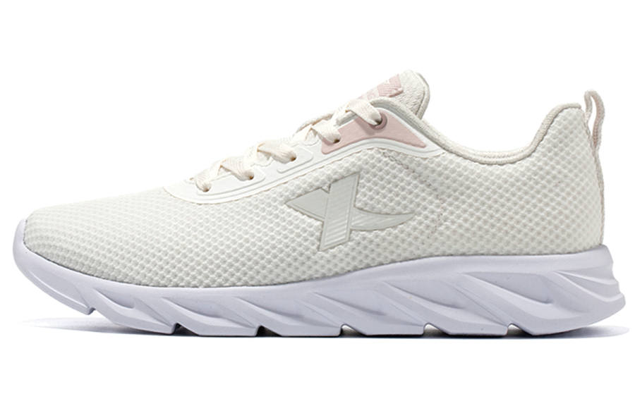 XTEP Cushioning Abrasion Resistant Breathable Low top Running Shoes Women's White Pink
