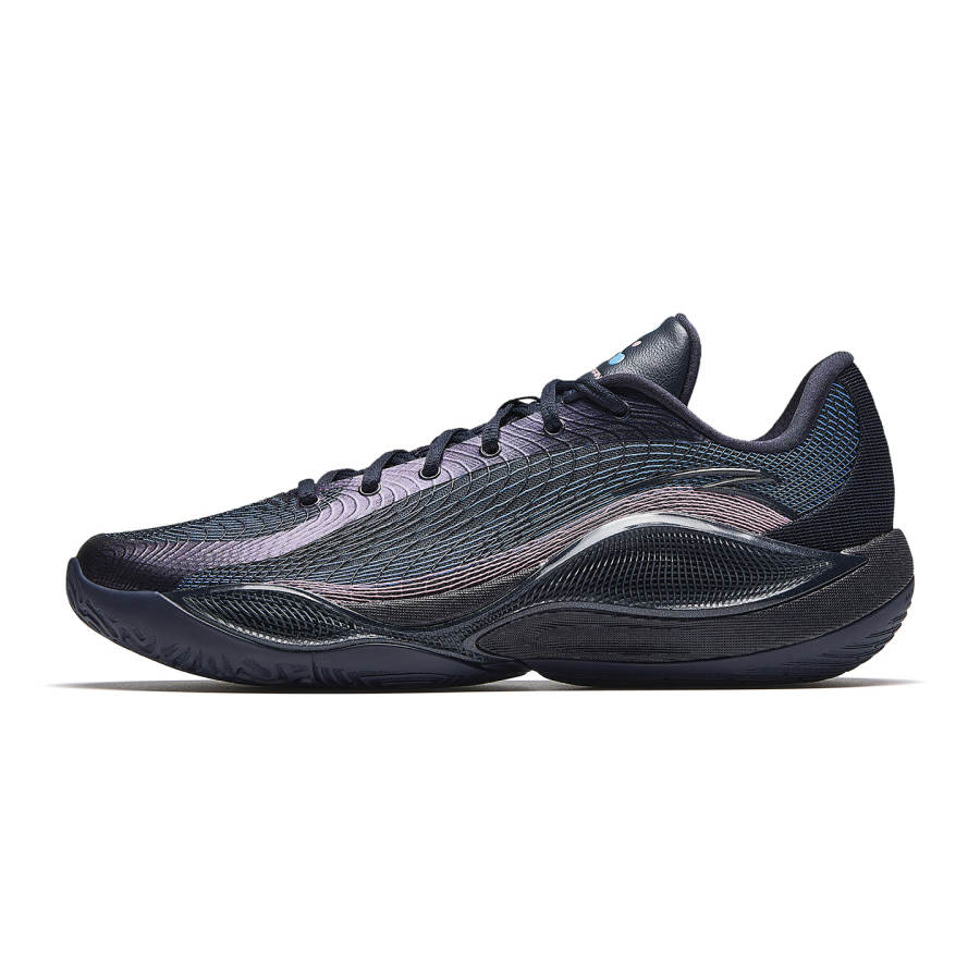 Anta 3 Point Rain 3 Dark Night Storm Low top Basketball Shoes Men's Black Purple