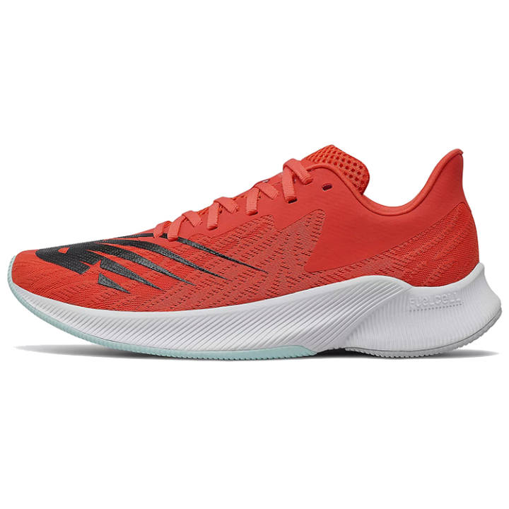 New Balance New Balance NB FuelCell Textile, Synthetic Leather Low top Training Running Shoes Men's Black Pepper Red