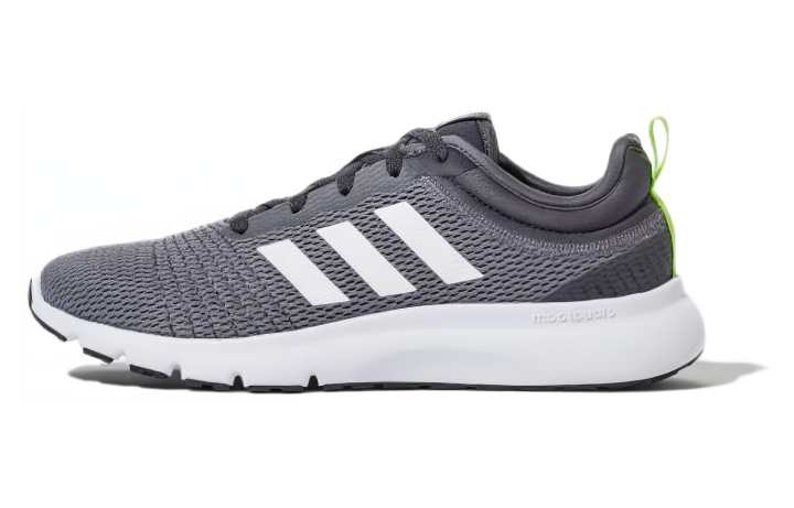 Adidas Adidas Comfortable Cushioning, Wear Resistant Low top Running Shoes Men's Gray White