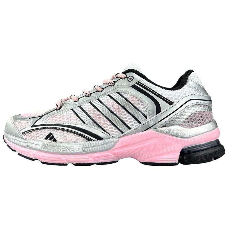 Adidas Adidas SPIRITAIN 2.0 Slip Resistant Abrasion Resistant Low top Running Shoes Unisex Silver Pink White