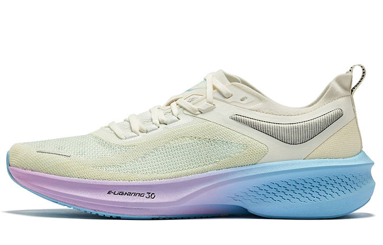 Erke Cushioning Rebound Cushioning Rebound Low top Running Shoes Men's Microcrystal White Blue