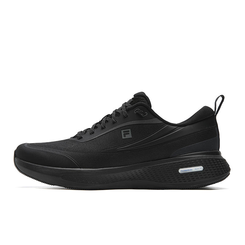 FILA NUVOLE 3+ Low top Casual Training Physical Fitness Test & Exam City Commuting Running Shoes Men's Black