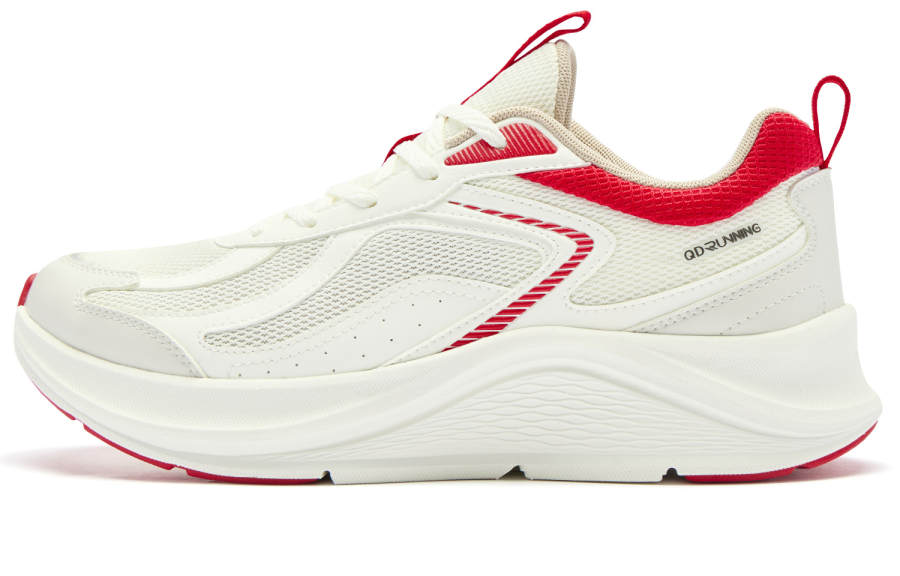 QIAODAN Textile, Synthetic Leather Low top Running Shoes Women's