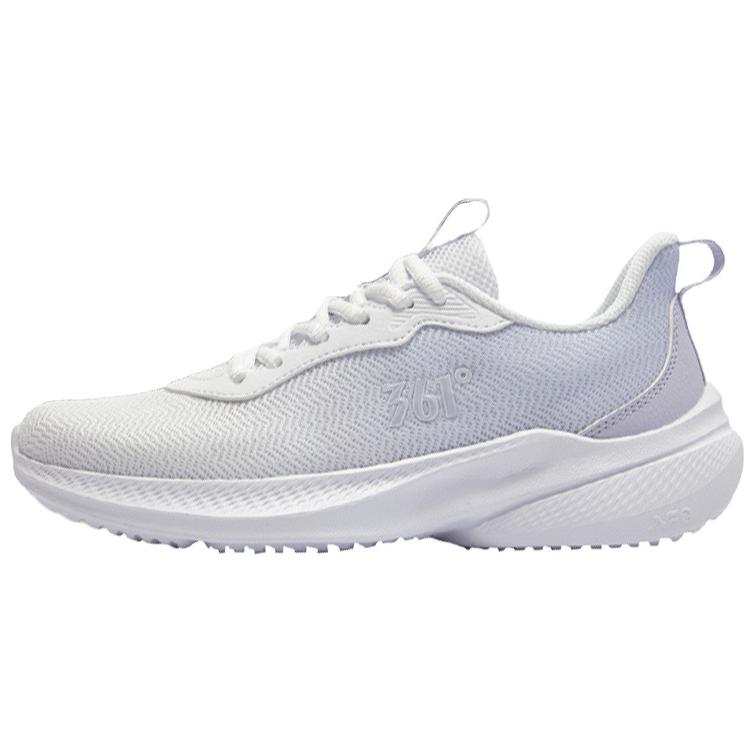 361° Cushioning Abrasion Resistant Lightweight Low top Casual Running Shoes Women's White Purple