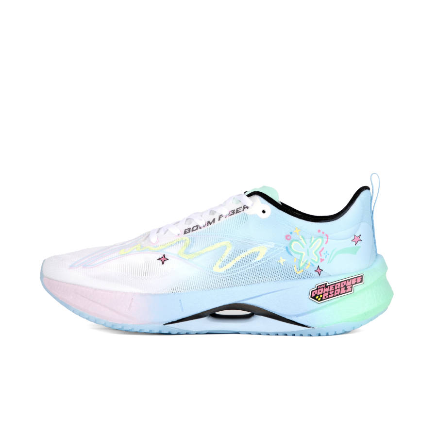 Li-Ning Li Ning Super Light 21 Cushioning Abrasion Resistant Low top Casual Running Shoes Unisex Ice Blue Green
