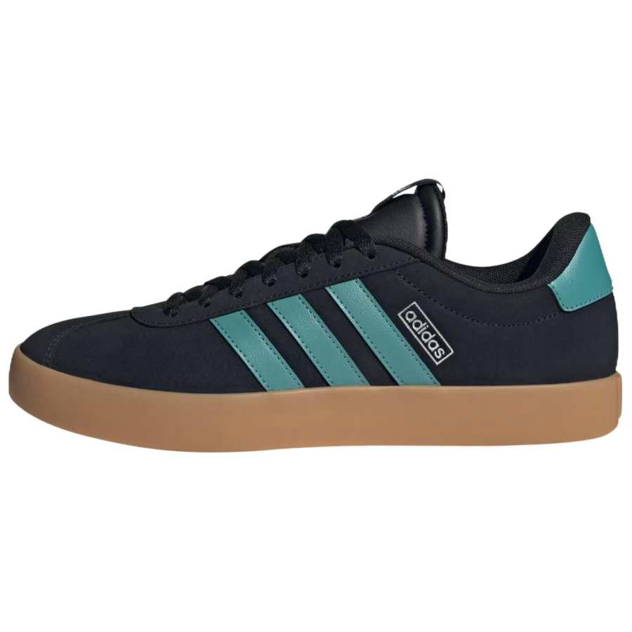 Adidas Adidas VL COURT 3.0 Low top Skateboard Shoes Unisex Black Cyan