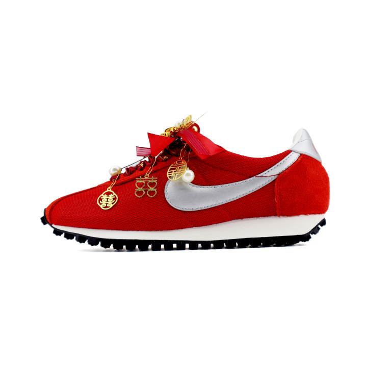 Nike Nike LD 1000 Mesh Abrasion Resistant Abrasion Resistant Low top Casual Running Shoes Unisex Red