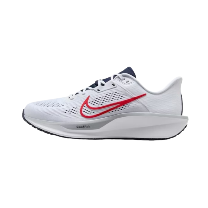 Nike Nike Quest 6 White Obsidian Wolf Grey University Red