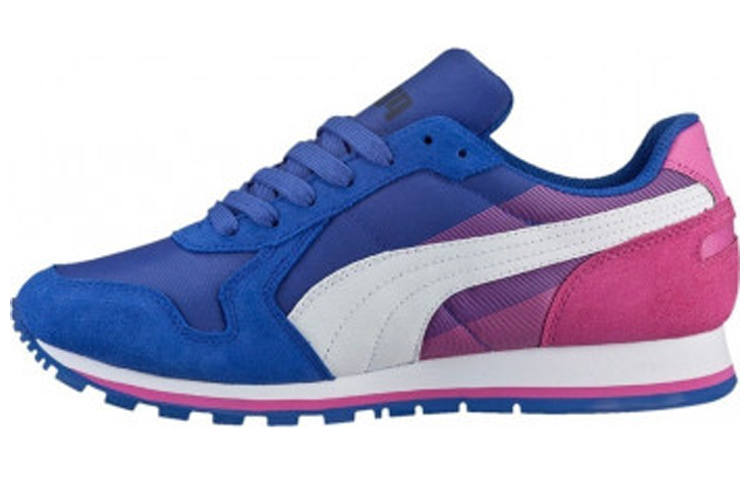 PUMA Running Shoes Unisex Mid Top Blue/Pink