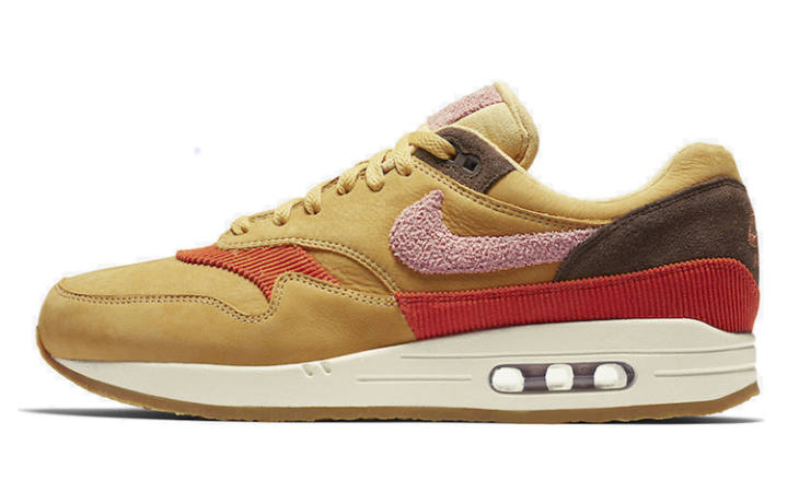 Nike Nike Air Max 1 Crepe Wheat Gold Rust Pink