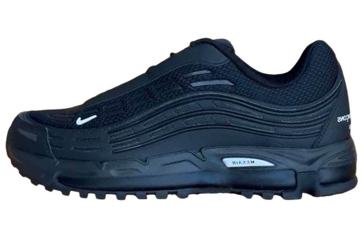 Nike CDG Homme Plus x Nike Comfortable Low top Casual Running Shoes Men's Black