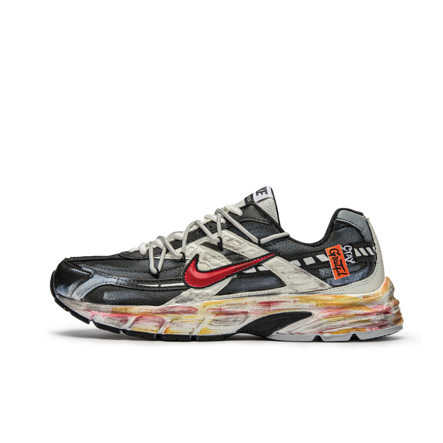 Nike Nike Initiator Abrasion Resistant Lightweight Wear resistant And Lightweight Running Shoes Unisex Gray Pink