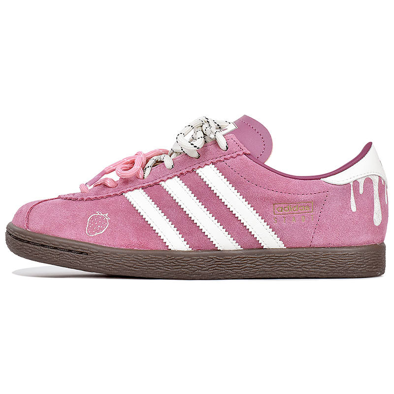 Adidas Originals Stadt Abrasion Resistant Low top German Army Trainers Unisex Pink