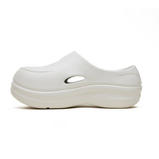 REEMUSTERED Quick Dry Quick Dry Closed Toe Slippers Unisex Bone White