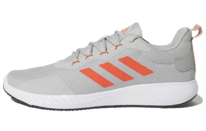 Adidas Adidas Quickflow Abrasion Resistant Breathable Low top Running Shoes Men's Light Gray