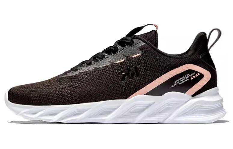 361° Slip Resistant Abrasion Resistant Low top Running Shoes Women's Black Pink