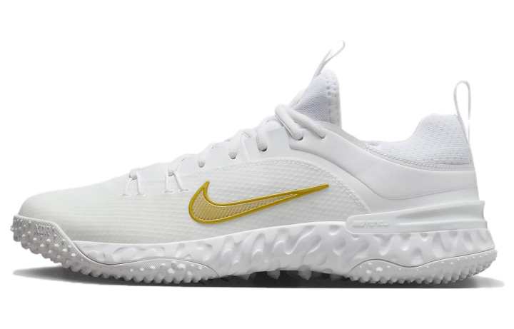 Nike Nike Huarache 9 Elite Tf Lax 'White Metallic Vivid Gold'