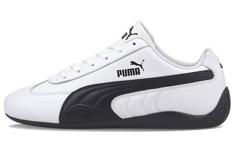 PUMA Speedcat Leather Cushioning Slip Resistant Abrasion Resistant Breathable Lightweight Low top Running Shoes Unisex