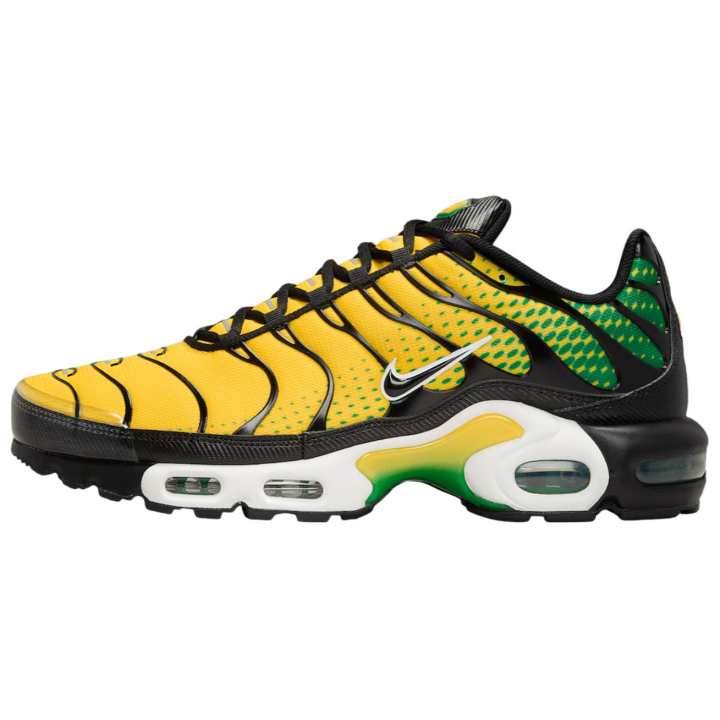 Nike Nike Air Max Plus Abrasion Resistant Low top Casual Running Shoes Unisex Yellow Black