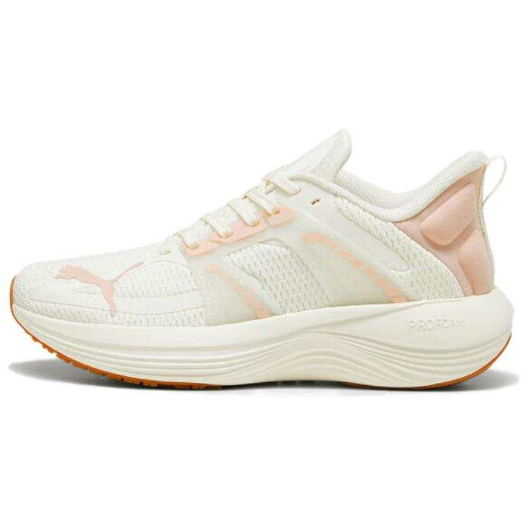 PUMA Scend Pro Slip Resistant Abrasion Resistant Low top Casual Running Shoes Unisex Beige White Pink