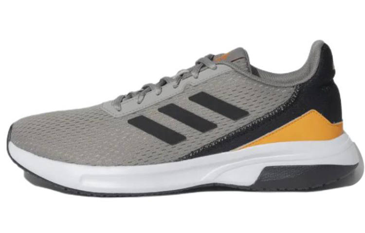 Adidas Adidas Runesy Fabric Abrasion Resistant Breathable Low top Running Shoes Men's Gray Black