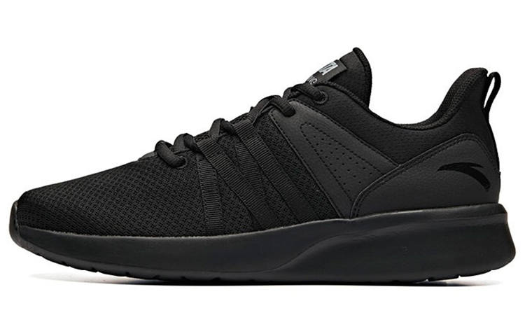 Anta Mesh Breathable And Lightweight Low top Running Shoes Men's Black