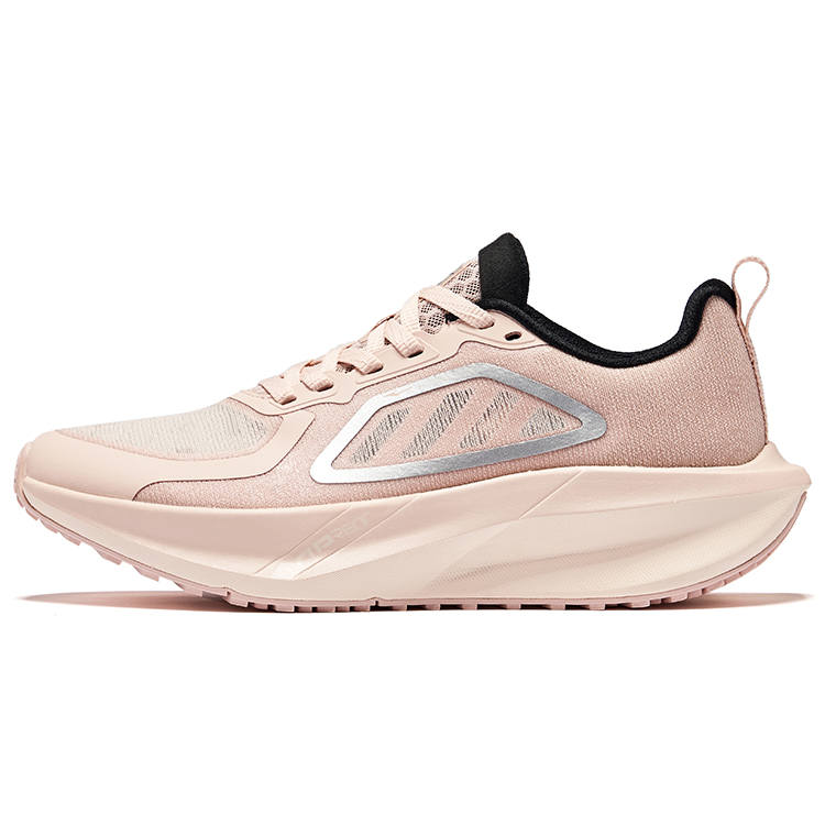 Erke Cushioning Rebound Low top City Commuting Running Shoes Women's Candy Bright Silver