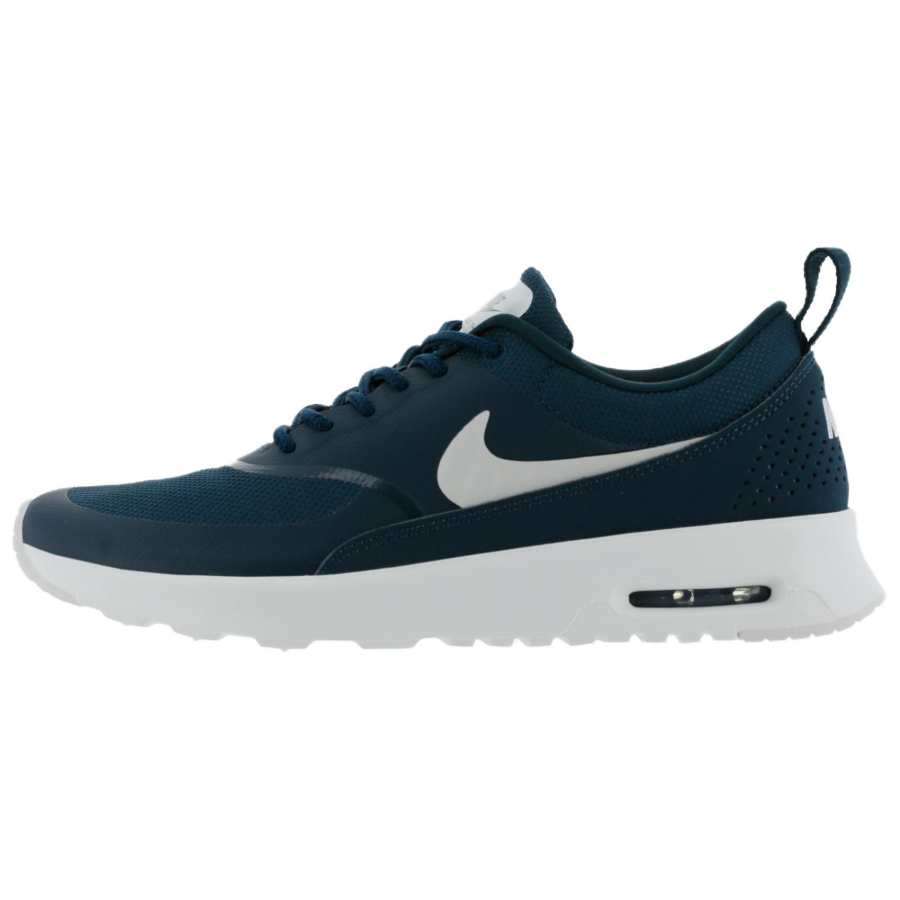 Nike Nike Air Max Thea Breathable Cushioning, Wear Resistant Low top Running Shoes Women's Blue White