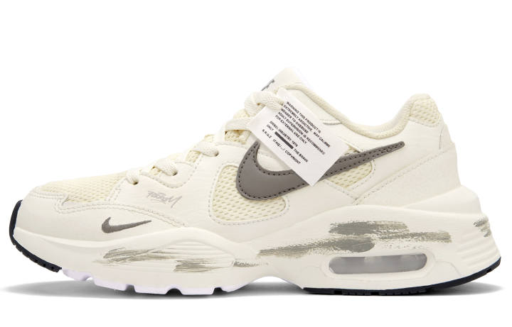 Nike Nike Air Max Fusion Low top Running Shoes Unisex Beige Gray
