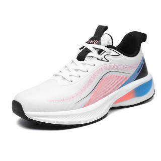 JSWEI Cushioning Slip Resistant Abrasion Resistant Low top Long Distance Running Shoes Men's