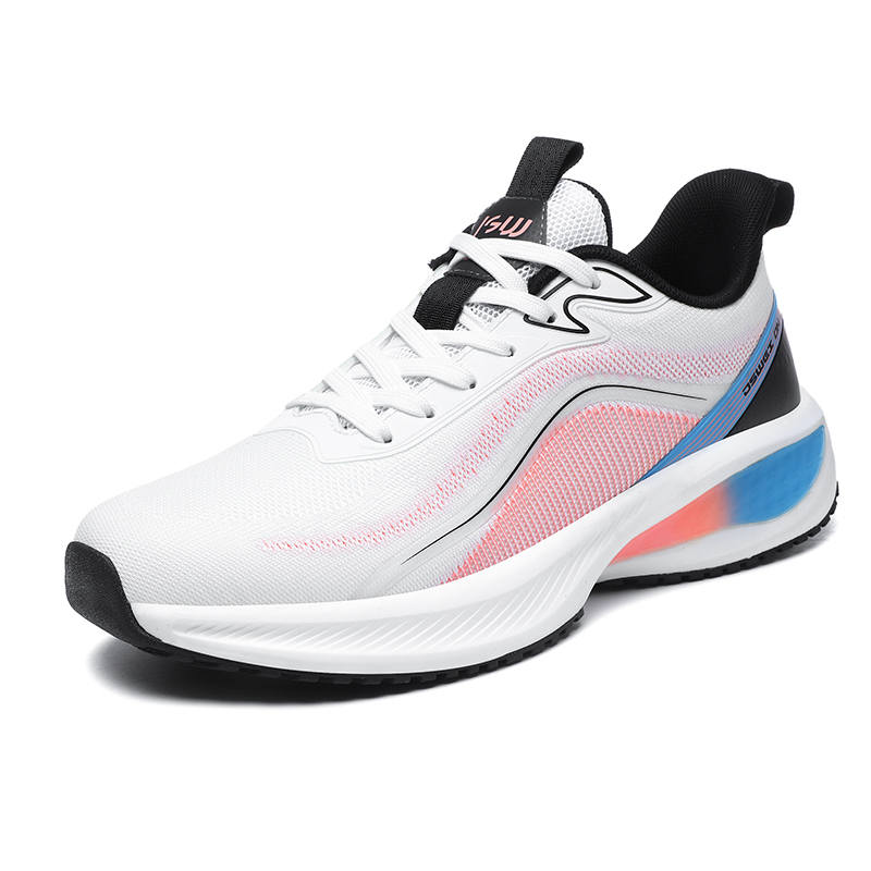JSWEI Cushioning Slip Resistant Abrasion Resistant Low top Long Distance Running Shoes Men's