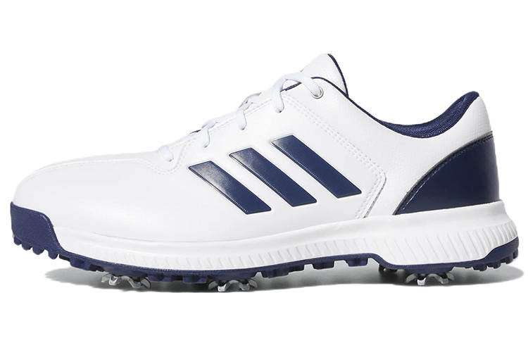 Adidas Adidas Cp Traxion Abrasion Resistant Slip Resistant Low top Golf Shoes Men's White Blue