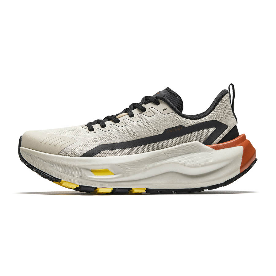 Anta Kunlun Fabric Comfortable Low top Versatile Outdoor Shoes Men's Dune Gray/Basic Black