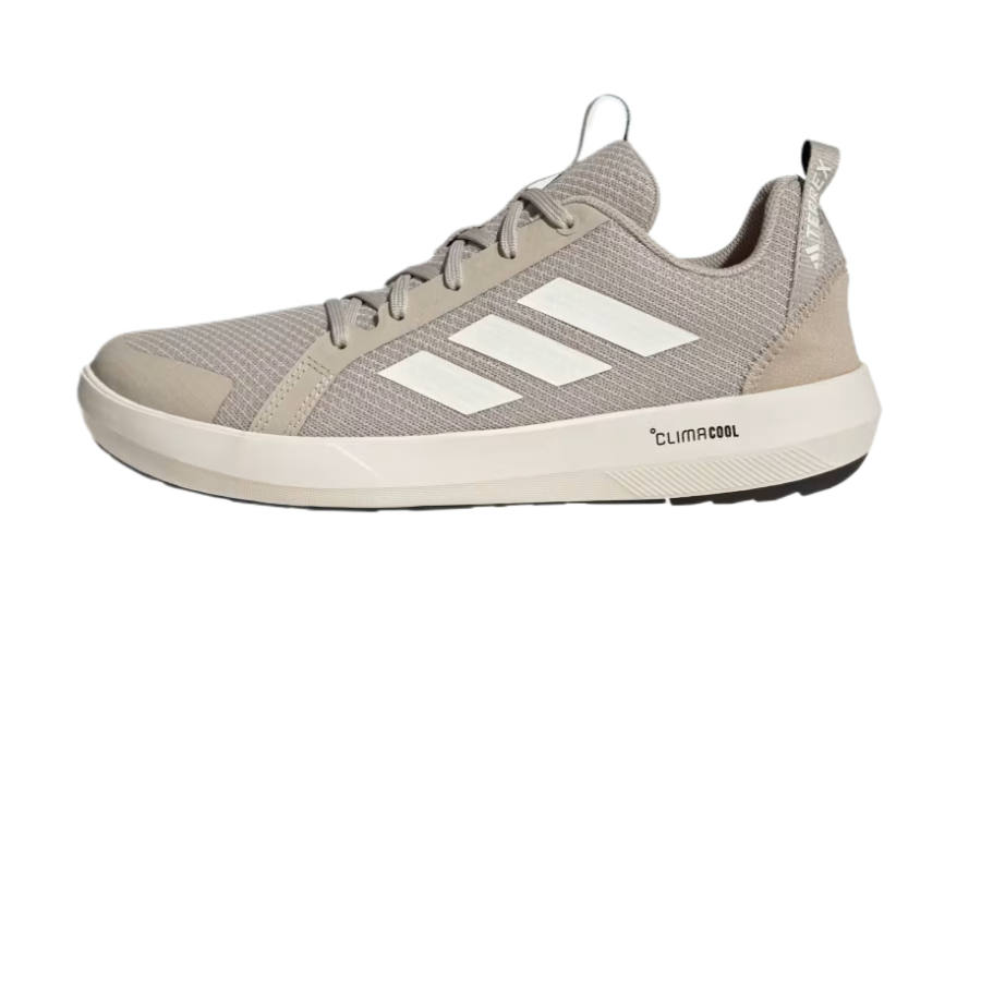 Adidas Adidas Terrex Boat Breathable, Slip Resistant, Abrasion Resistant Low top Outdoor Shoes Unisex White Brown