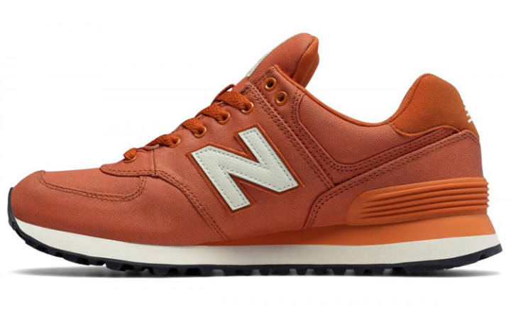 New Balance New Balance 574Series Canvas Orange Women's