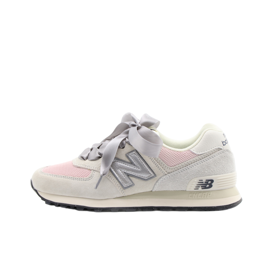 New Balance New Balance NB 574 Cushioning Slip Resistant Cushioning Slip Resistant Low top Running Shoes Unisex Gray Pink