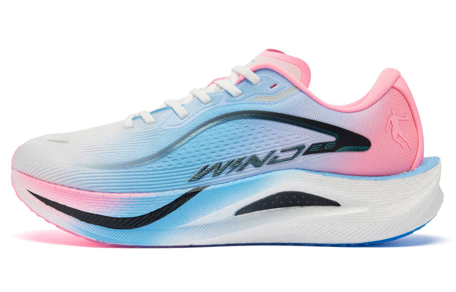 QIAODAN Strong Wind 2.0 Low top Q KUNGFU TURBOHP Rebound Technology Running Shoes Men's Blue