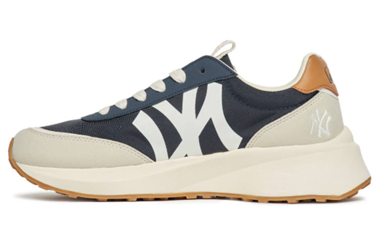MLB Chunky Jogger Textile, Leather Cushioning Slip Resistant Abrasion Resistant Low top Chunky Sneakers Unisex