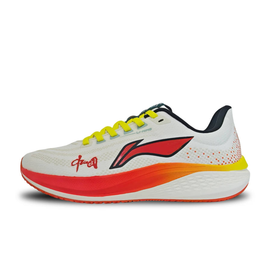 Li-Ning Li Ning Red Hare 7 Slip Resistant Abrasion Resistant Low top Training Running Shoes Men's Beige Red