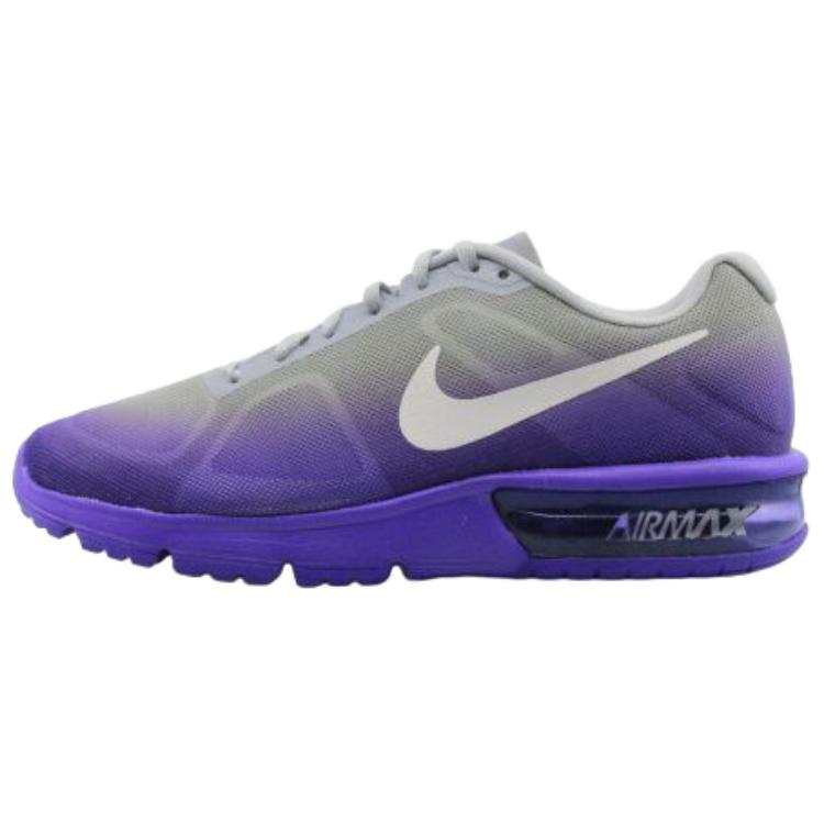 Nike Nike Air Max Sequence Abrasion Resistant Low top Casual Running Shoes Unisex Purple