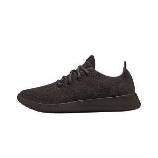 Allbirds Wool Runner Abrasion Resistant Low top Casual Running Shoes Women's Natural Black